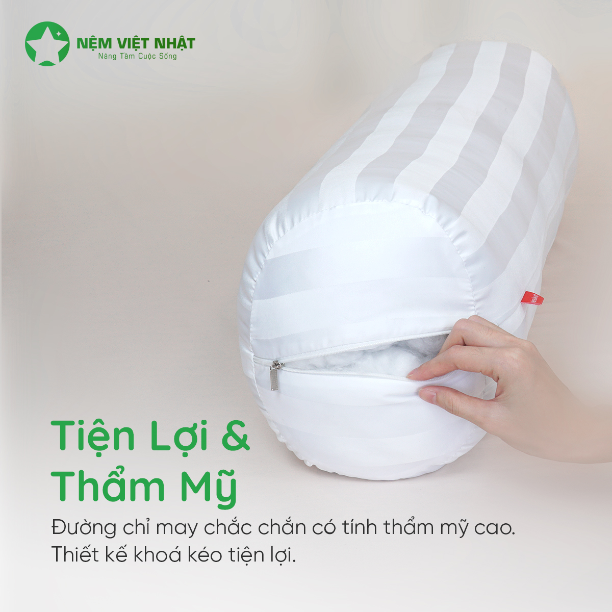 Gối Ôm Gòn Cao Cấp Việt Nhật – Goi om gon Viet Nhat 2
