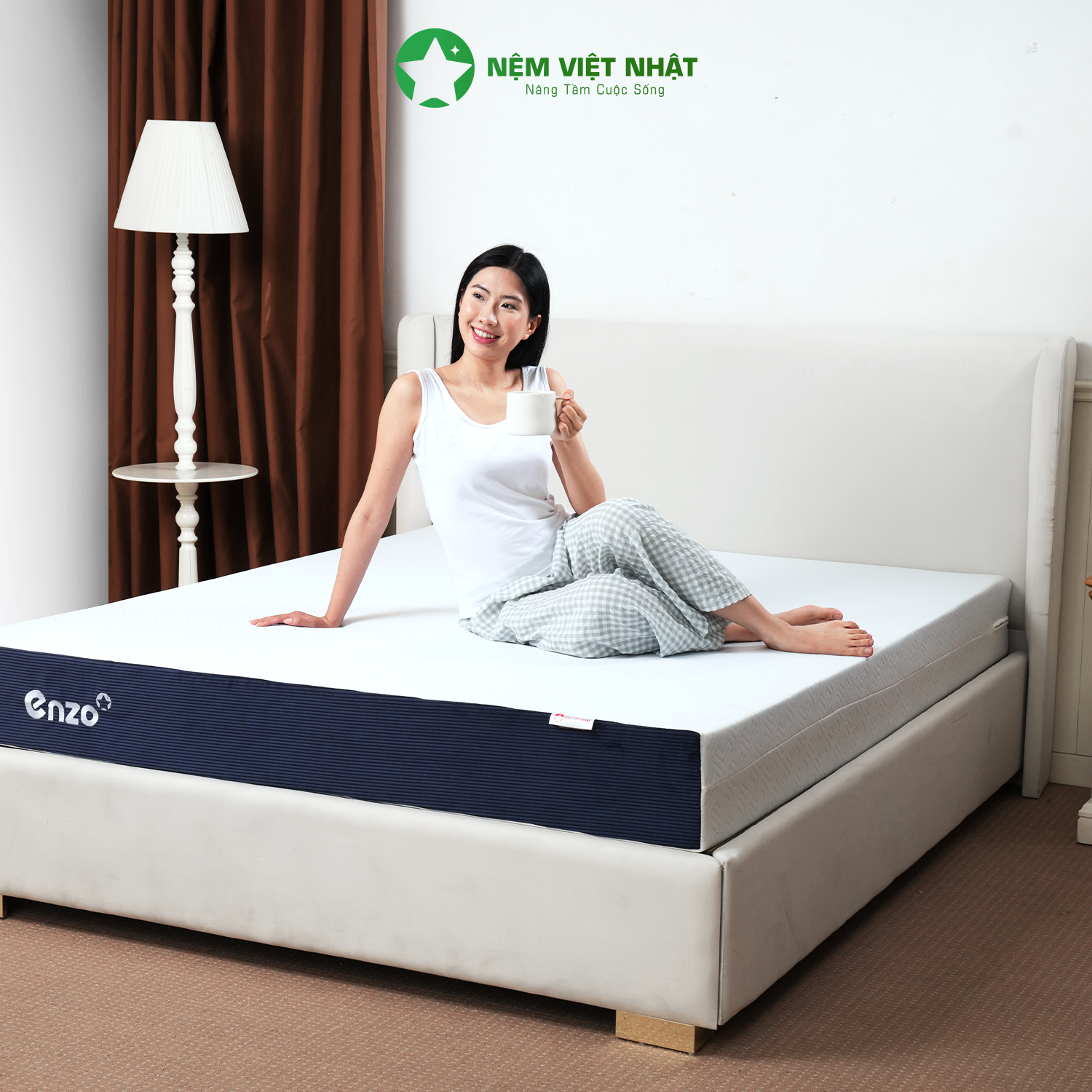Nệm Foam Latex Việt Nhật Enzo- Gấp Đôi Êm Ái, Chuẩn Khách Sạn – ảnh 46