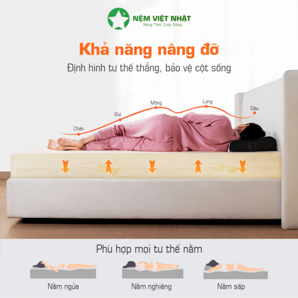 Nệm Foam Việt Nhật Latex Gold – ảnh 4