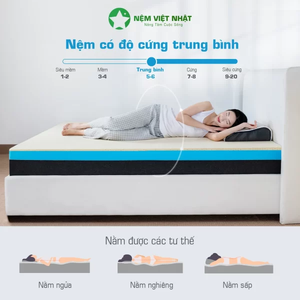 Nệm Foam Latex Việt Nhật Enzo- Gấp Đôi Êm Ái, Chuẩn Khách Sạn – enzo zo