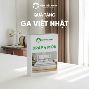 [Tặng] Bộ drap Việt Nhật 4 món