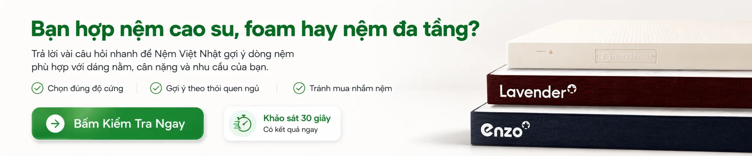 Nệm phù hợp