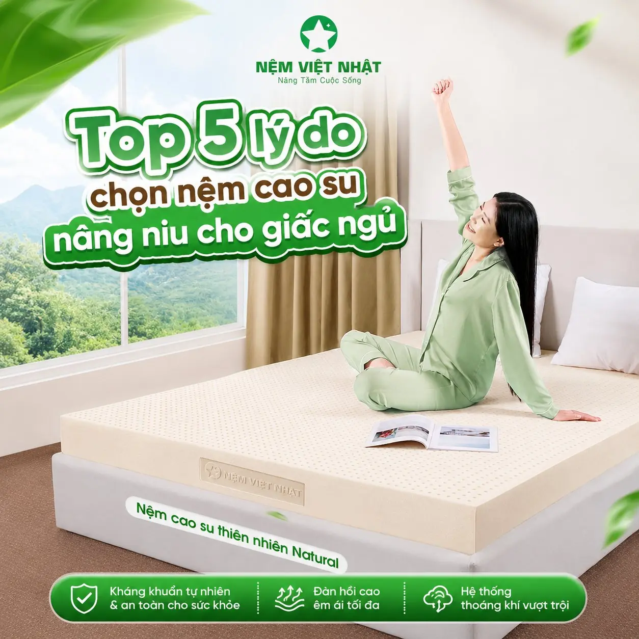 top 5 ly do chon nem cao su nang niu giac ngu toi uu web